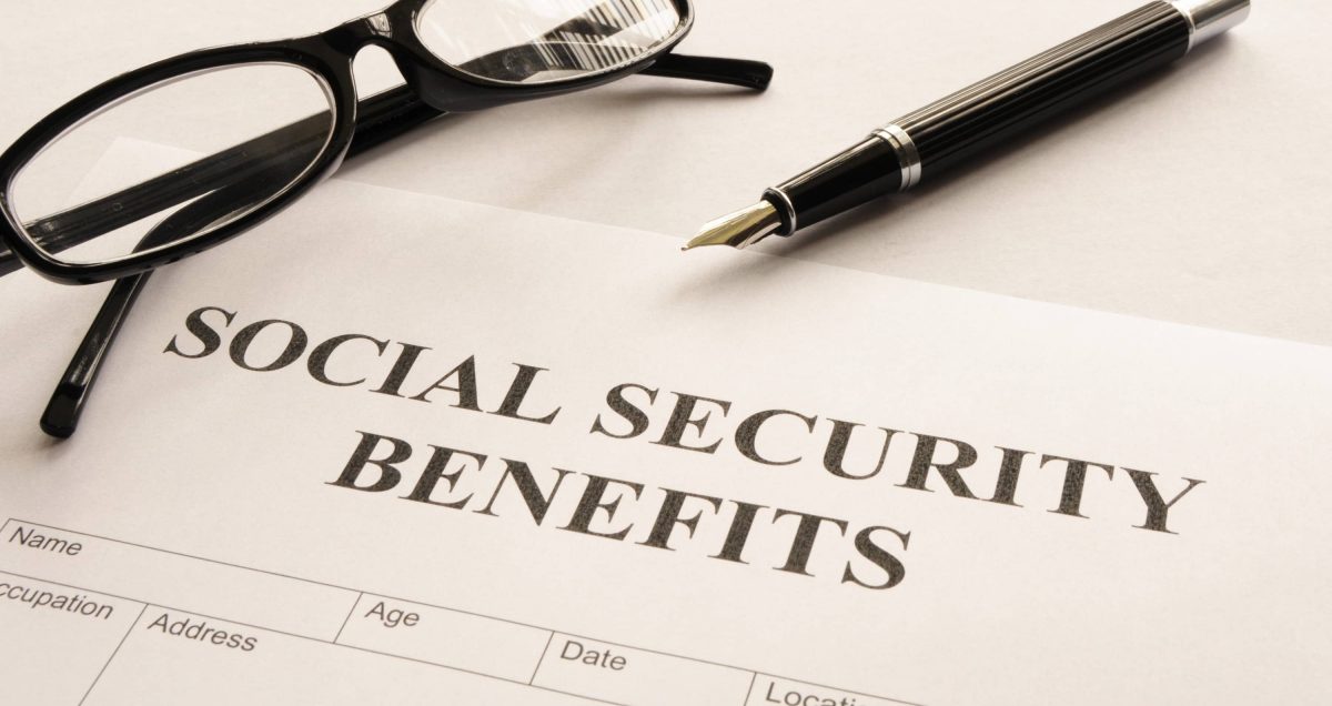 Social security benefits form