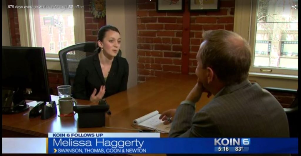 Melissa Haggerty talking to KOIN 6 News reporter