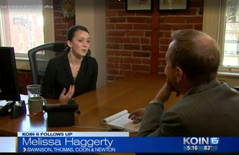 Melissa Haggerty talking to KOIN 6 News reporter