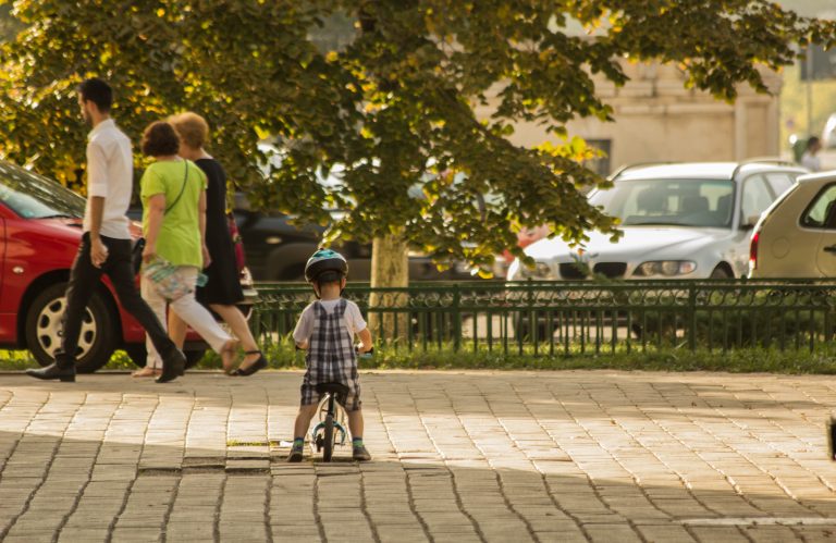 Child on a bike