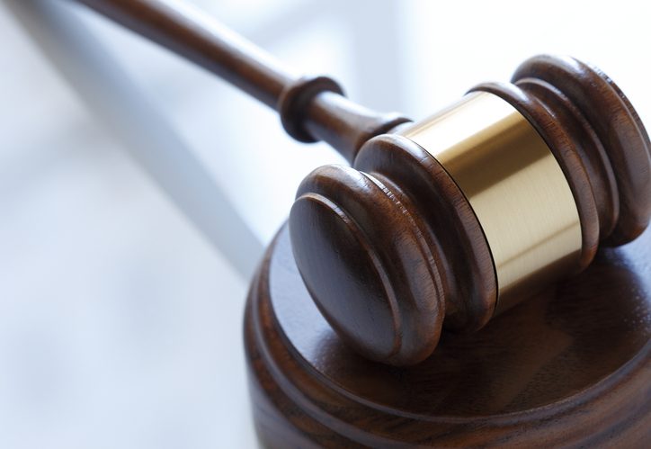 A gavel on a desk, representing the recent ruling in the Oregon Supreme Court regarding out of state defective products manufacturers' liability